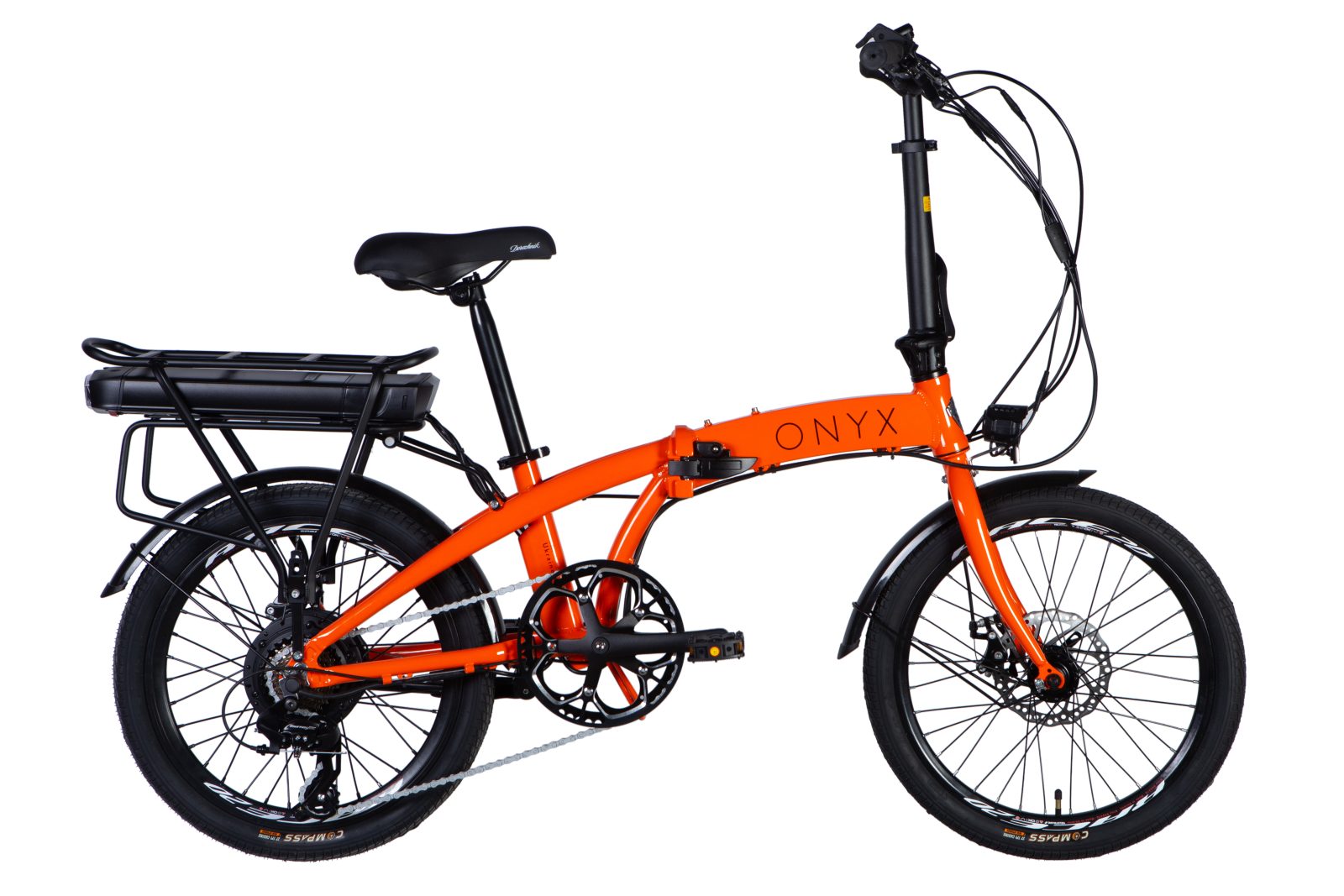 Електровелосипед Дорожник  20" AL Dorozhnik eONYX DD CS рама-11" 36B 12.5А*г 500Вт помаранчевий YS 7421 2025 купити електро велик