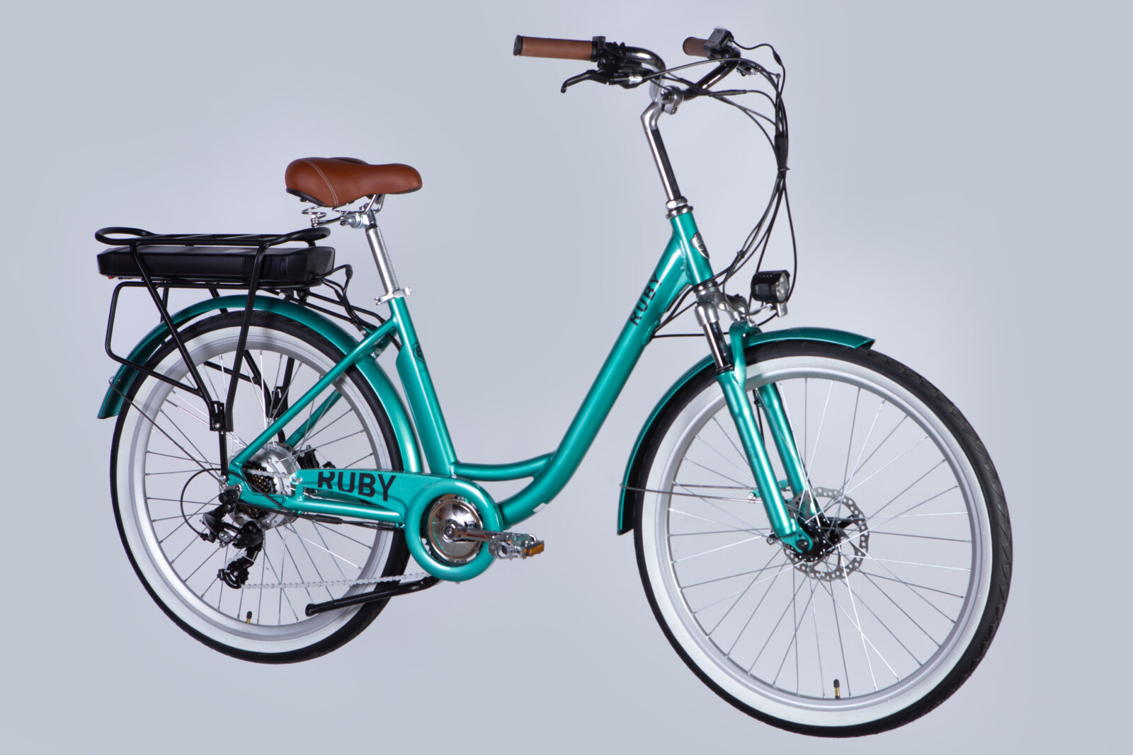 Електровелосипед  26" AL Dorozhnik eRUBY DD FR рама-17" 36B 12.5А*г 500Вт бірюзовий YS 2260 2025 электровелосипед замовити