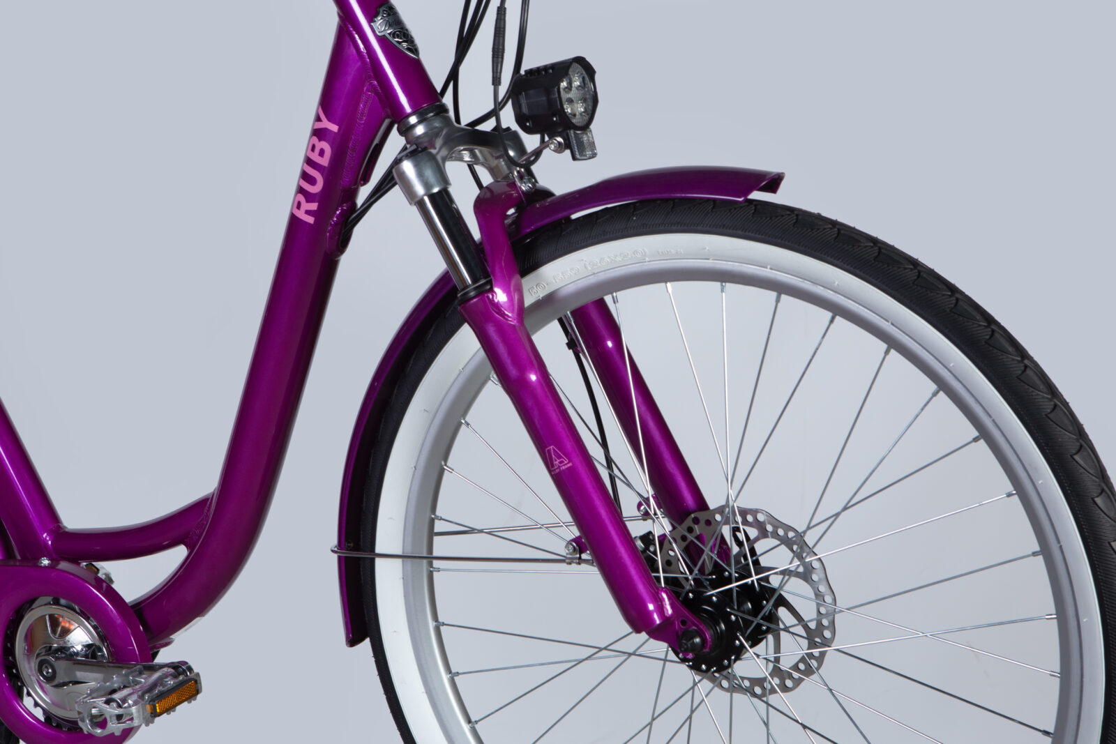 купити  26" AL Dorozhnik eRUBY DD FR рама-17" 36B 12.5А*г 500Вт пурпурний YS 7809 2025 електровелосипед