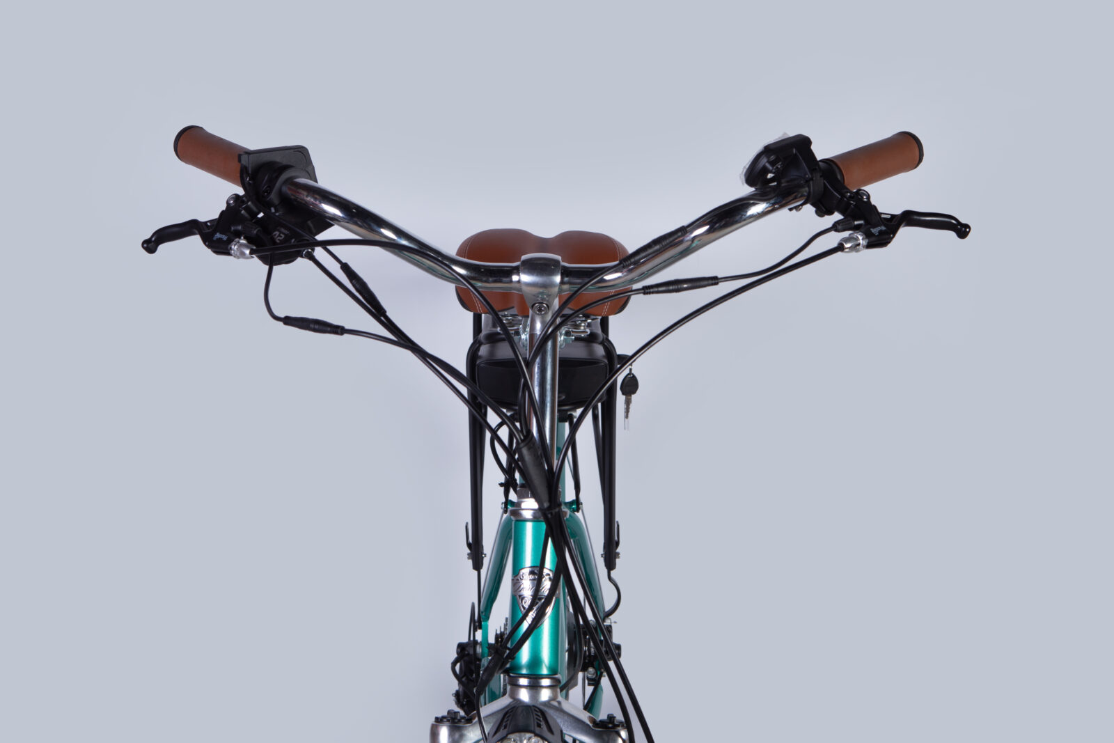 Електровелосипед  26" AL Dorozhnik eRUBY DD FR рама-17" 36B 17.5А*г 500Вт бірюзовий YS 2260 2025 электровелосипед замовити