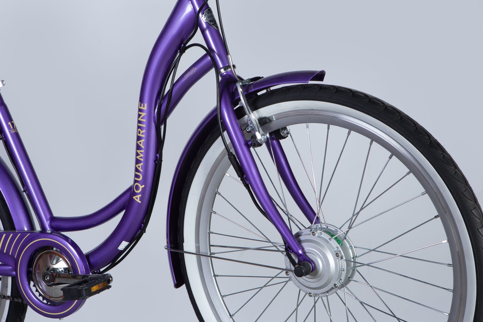 26" ST Dorozhnik eAQUAMARINE BH рама-17" 36B 12.5А*г 350Вт фіолетовий YS 770 2025 Електро велосипед Дорожник