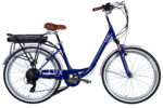 Електровелосипед Дорожник  26" ST Dorozhnik eLUX Vbr FR рама-17" 36B 12.5А*г 500Вт бузковий YS 7102 60% matt 2025 крила