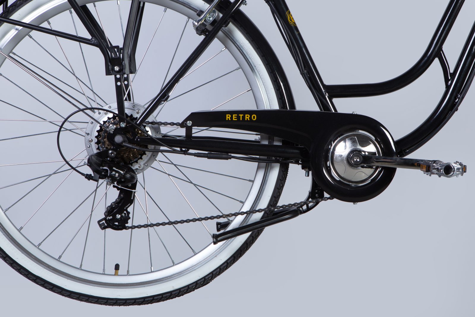 Електровелосипед  28" ST Dorozhnik eRETRO Vbr FR рама-19" 36B 12.5А*г 500Вт чорний YS 768 2025 электровелосипед замовити