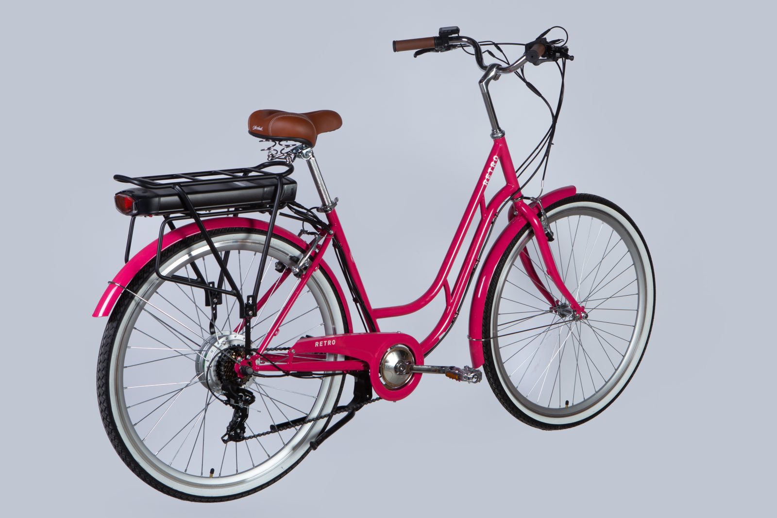 купити  28" ST Dorozhnik RETRO DD FR рама-19" 36B 12.5А*г 250Вт рожевий YS 7452 2025 електровелосипед