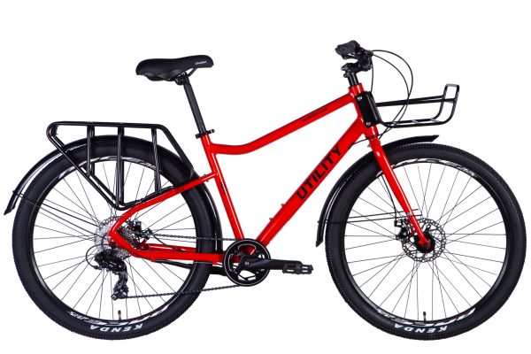 Велосипед Дорожник міський  AL 27.5" Dorozhnik UTILITY DD CS рама-18