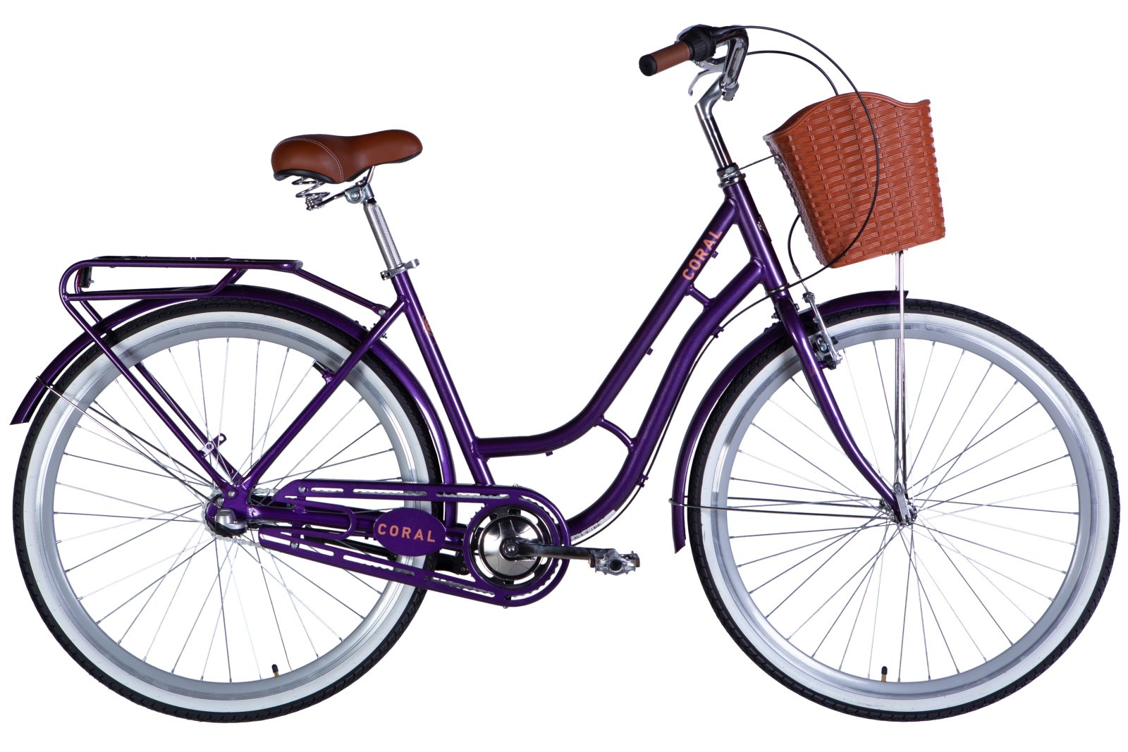 Велосипед Дорожник міський  AL 28" Dorozhnik CORAL  PH рама-19" фіолетово-синій 2025 для міста купити