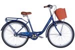 Велосипед Дорожник міський  ST 26" Dorozhnik LUX PH рама-17" синій з блакитним (матовий) 2024 крила