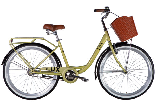 Велосипед Дорожник міський  ST 26" Dorozhnik LUX Velosteel рама-17" блідо-зелений 2025 для міста купити