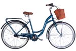Велосипед Дорожник міський  ST 28" Dorozhnik AQUAMARINE PH рама-19" темно-синій 2025 для міста купити