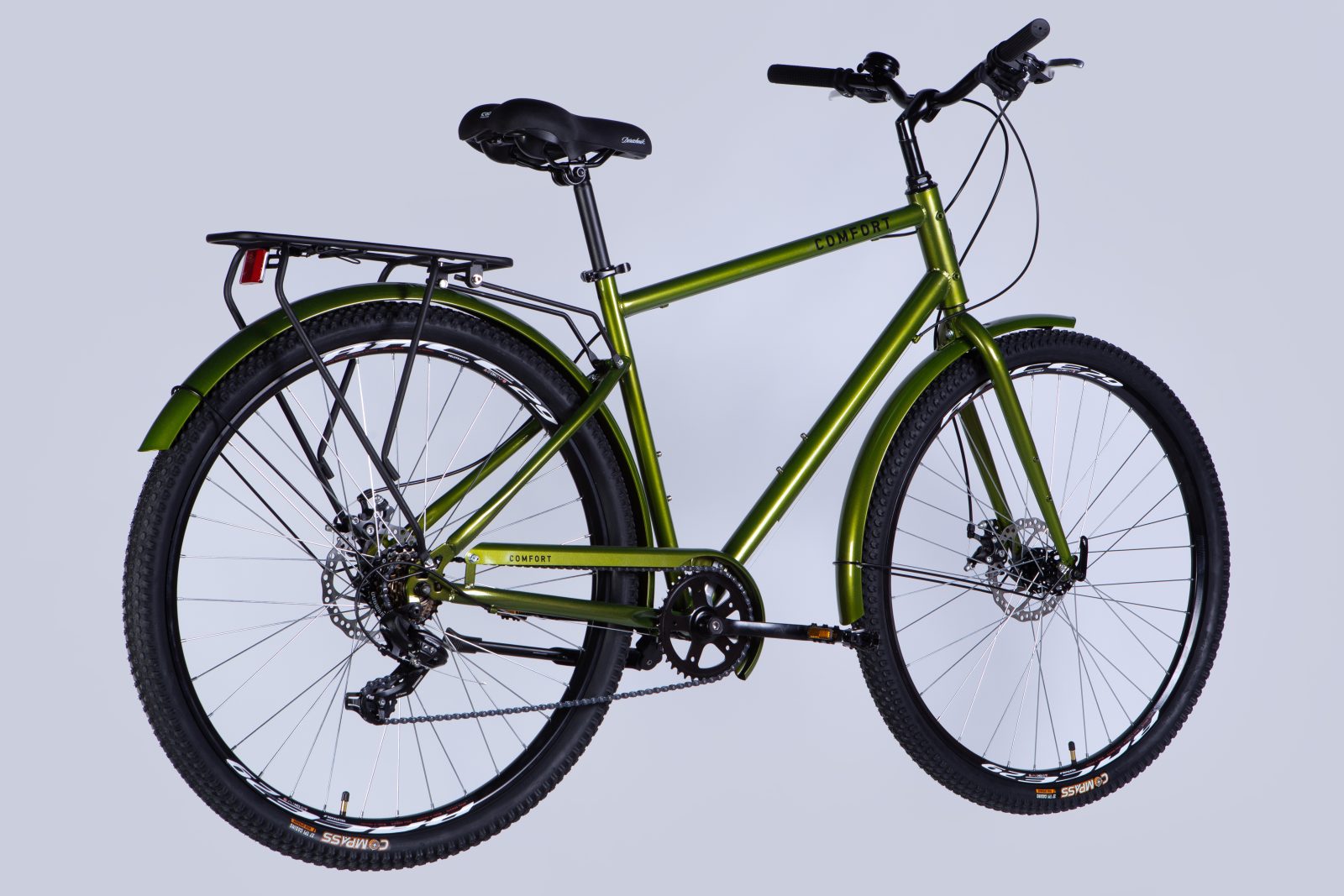 купити Велосипед ST 28" Dorozhnik COMFORT MALE DD FR рама-20" болотно-зелений 2025