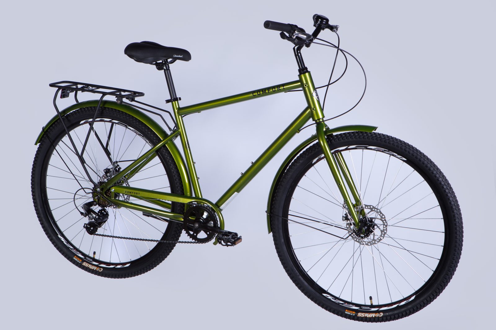 Велосипед ST 28" Dorozhnik COMFORT MALE DD FR рама-20" болотно-зелений 2025 замовити
