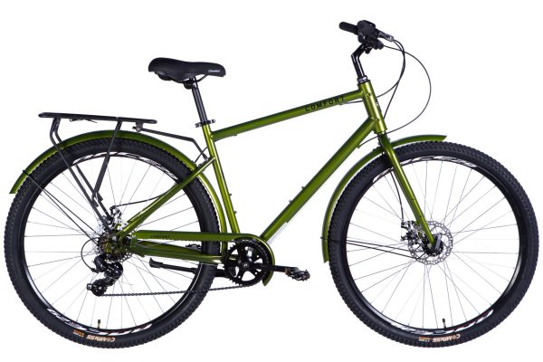 Велосипед Дорожник міський  ST 28" Dorozhnik COMFORT MALE DD FR рама-20" болотно-зелений 2025 для міста купити