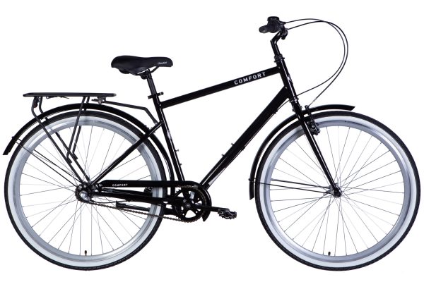 Велосипед Дорожник міський  ST 28" Dorozhnik COMFORT MALE PH рама-20" чорний 2025 для міста купити